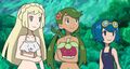 Mallow, Lana and Lillie are in Beach