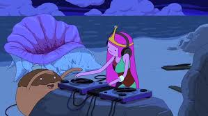 Princess Bubblegum as a DJ