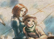 Protagonist Halley and Koudelka