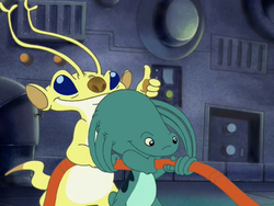 Disney Lilo and Stitch Lamp Cousin Sparky Light Experiment 626 Alien