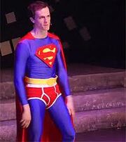 Superman in Holy Musical Batman, played by Brian Holden.