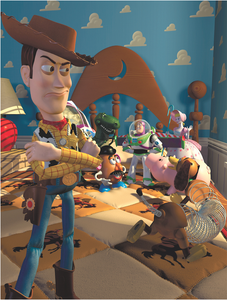 Bo and her friends in Toy Story