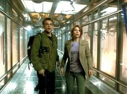 John with Kate in Terminator 3: Rise of the Machines.