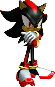 Shadow's artwork of Sonic Heroes.