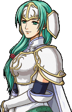 Sigrun's portrait of Fire Emblem: Path of Radiance.