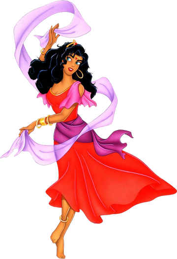 Esmeralda robe rouge sale