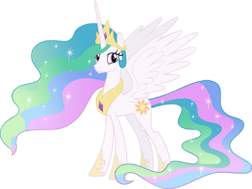 Princess Celestia - Friendship is Magic Color Guide - MLP Vector Club