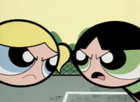 Bubbles and Buttercup arguing
