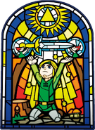 Hero of Men Stained Glass