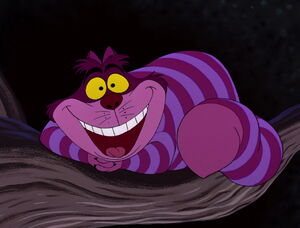 The Cheshire Cat in Disney's 1951 film Alice in Wonderland