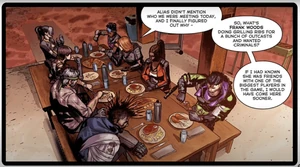 Frank Woods with The Phantom Corps having dinner CODM.png (5.74 MB) Alias, Commander Frank Woods, Deadman, David Mason, Ether, Foxtrot, Rampage and Shadowfall having Dinner and BBQ.