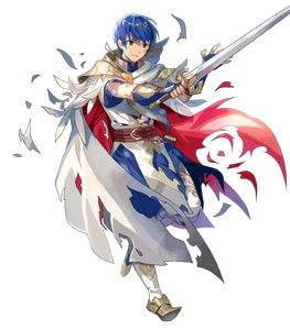 Resplendent Marth: Altean Prince's injured portrait in Heroes