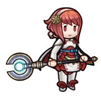 Sakura's sprite of Fire Emblem Heroes.