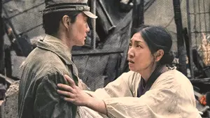 Shikishima meeting Sumiko after returning from the war