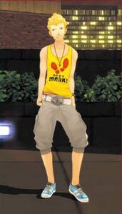 Ryuji in his summer outfit