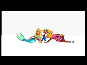 Donkey Kong 64 tiny candy and Mermaid