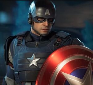 Captain America in the upcoming videogame, Marvel's Avengers.