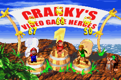 DKC 2 GBA Cranky video game heroes