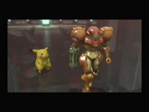 Pikachu and Samus in Super Smash Bros. Brawl's Subspace Emissary mode.