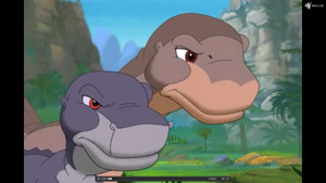 Angry Chomper and Littlefoot