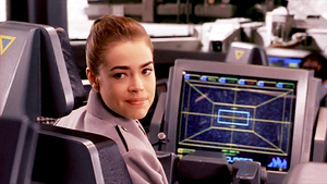 Denise Richards as Carmen Ibanez in Starship Troopers