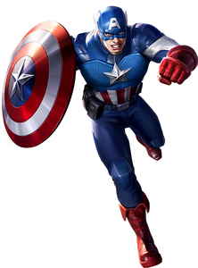 Captain America in Marvel Super War.