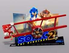 Sonic Movie 2 standee