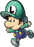 Baby Luigi's Artwork from Mario & Luigi: Partners in Time