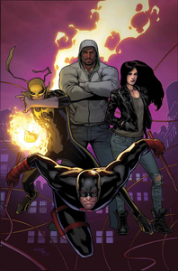 Jessica Jones with the Manhattan Defenders.