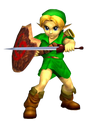 Young Link in Super Smash Bros. Melee