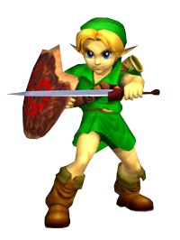 Young Link in Super Smash Bros. Melee