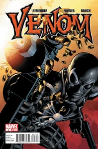 Agent Venom in the front cover.