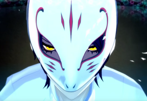 Yusuke's fox mask