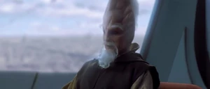Mundi hearing Qui-Gon believe the boy to be part of a Jedi prophecy of bringing balance to the Force.