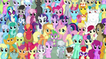 Mane Six and ponies final crowd shot S5E26