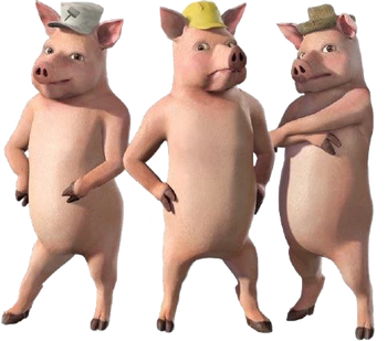 Check out this transparent Shrek Baby Ogres Triplets PNG image