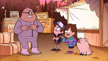 S1e9 Mabel pointing at Blendin