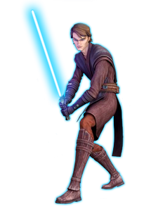 Anakin Skywalker in Star Wars: The Clone Wars.