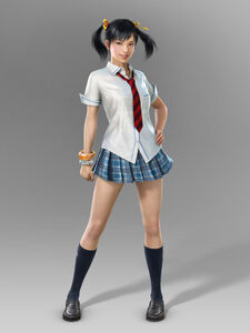 Ling Xiaoyu in schoolgirl 3