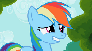 Rainbow Dash awkward smile S2E08.png