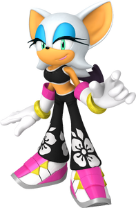 Rouge in Sonic Free Riders