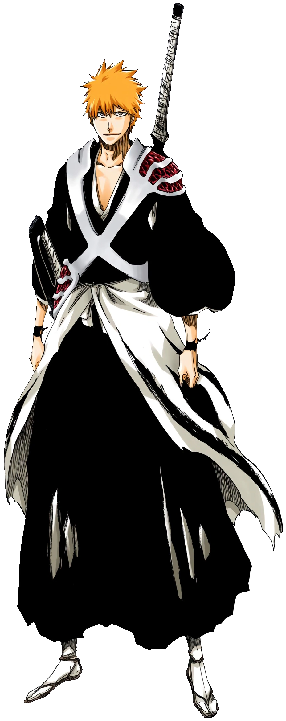 Anime lye kurosaki ichigo fullbring new look bankai cosplay