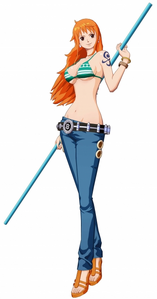 Nami in One Piece: Unlimited World Red