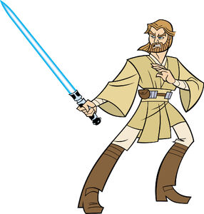 Obi-Wan in Star Wars: Clone Wars.