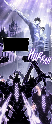 Solo Leveling manhwa World of Eternal Slumber panel