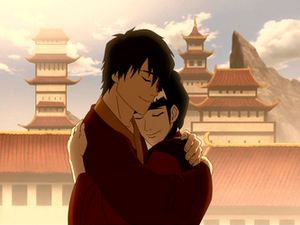 Zuko with Mai.