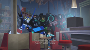 Russell with Strongarm, Grimlock and Sideswipe