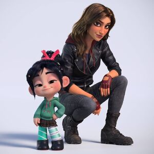 Vanellope and Shank