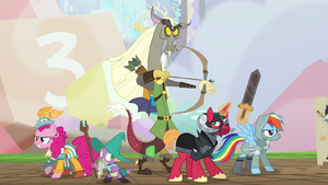 Discord and friends about to battle S6E17