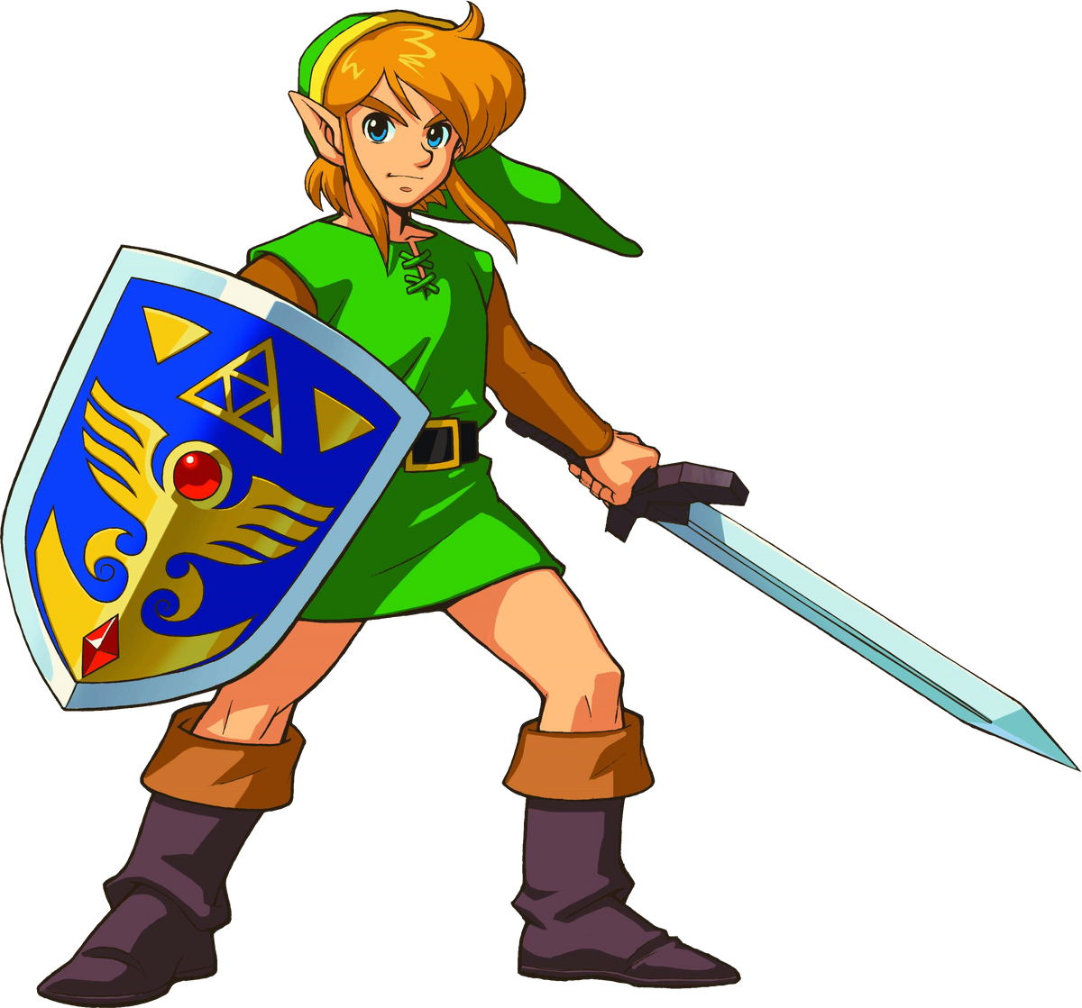 🏹 Zelda Hooded Link  Legendary Hero PNG Sticker Download